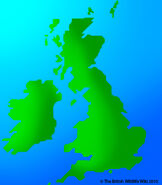 Distribution of Little Grebes in the UK.