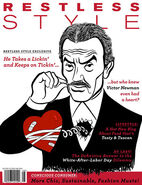 Cartoon Version of Victor in a Cover of Restless Style