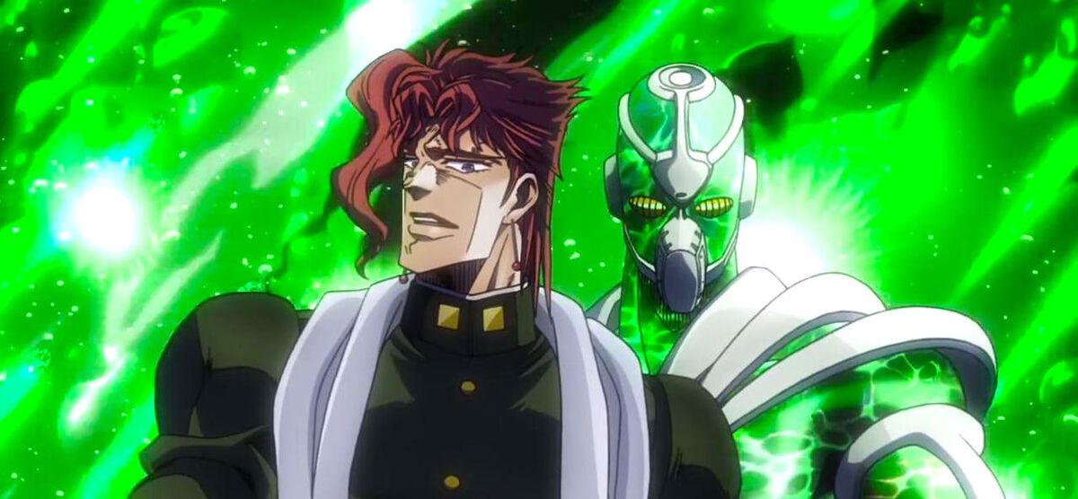 How the 1993 OVA portrayed Kakyoin's Hierophant Green : r