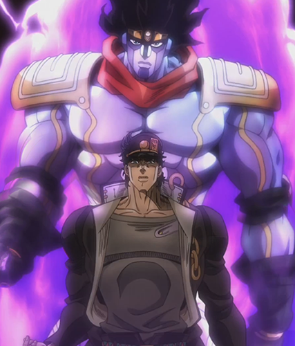 Alguém faz uma edição dando a ele um stand STAR PLATINUM: ZA