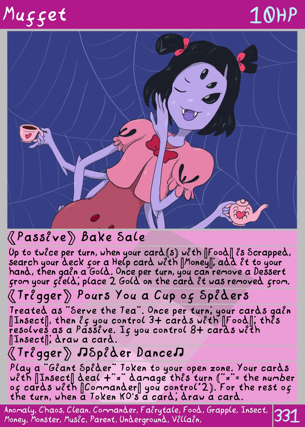 331 Muffet TheYukiverse Wiki Fandom