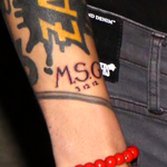 M.S.G. 3 12 12 on right forearm December 6, 2012