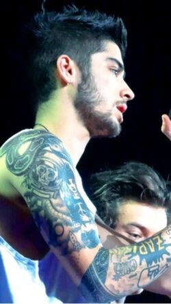 zayn malik tattoos on his arm