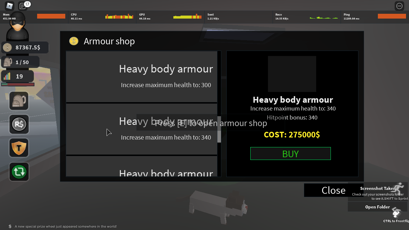 HeavyArm Store - 📜 Redeem Roblox Game Code to load up on