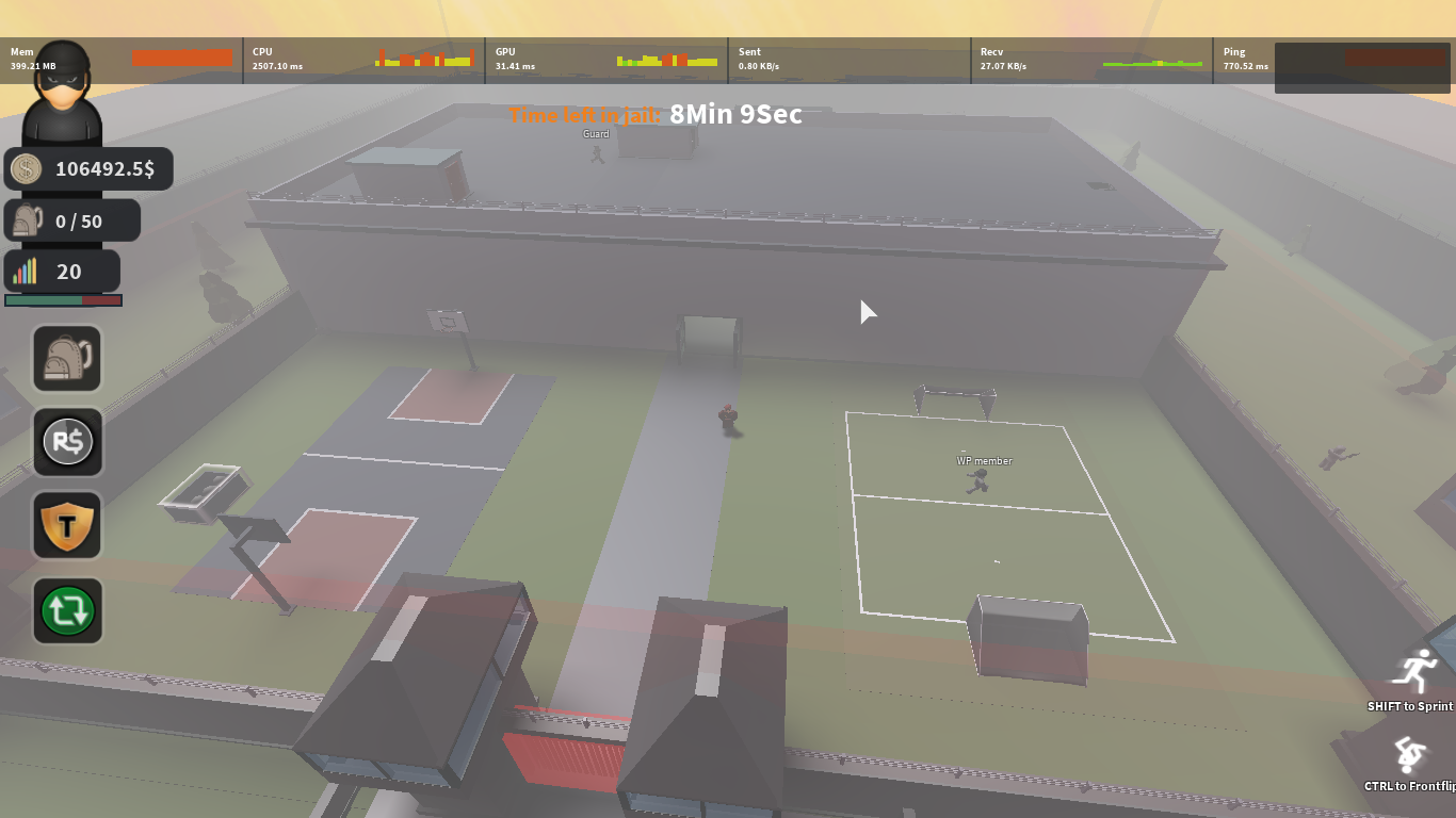 Prison Thief Life Simulator Roblox Wiki Fandom - prison simulator roblox