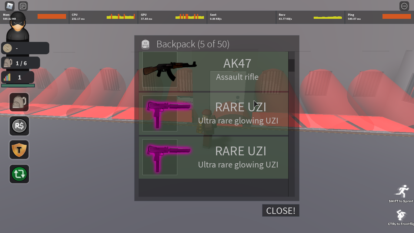 Uzi Thief Life Simulator Roblox Wiki Fandom - roblox thief sim