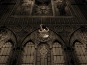 The Eye, floating above the altar.