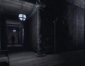 The main hall, the guard Bob visible.