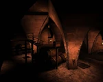 Promotional screenshot of the Nightblade multiplayer map Fortress