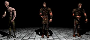 Variations of zombies in Thief: Deadly Shadows.