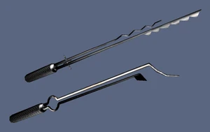 Set of lockpicks in TDS for cylinder locks.