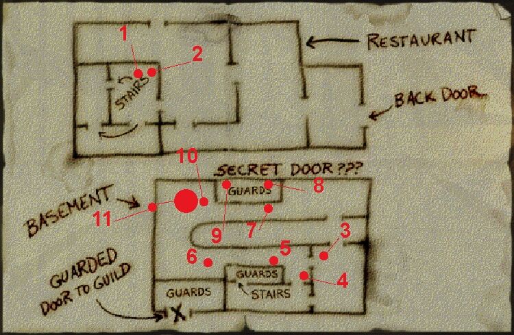 D D Thieves Guild Map Guide:keepers Chapel/Thief - The Dark Project/Thieves' Guild Loot Map |  Thief Wiki | Fandom