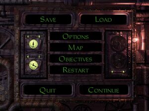 The main menu.