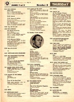 1964-10-08 TVT listings