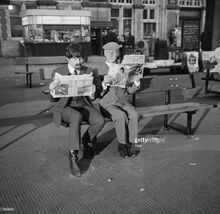1964-04-12 The beatles Hlep filming.jpg
