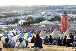 Glastonbury site colour