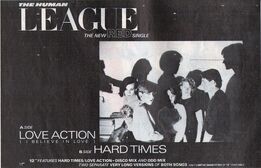 Love Action Hard Times ad Smash Hits Aug 1981