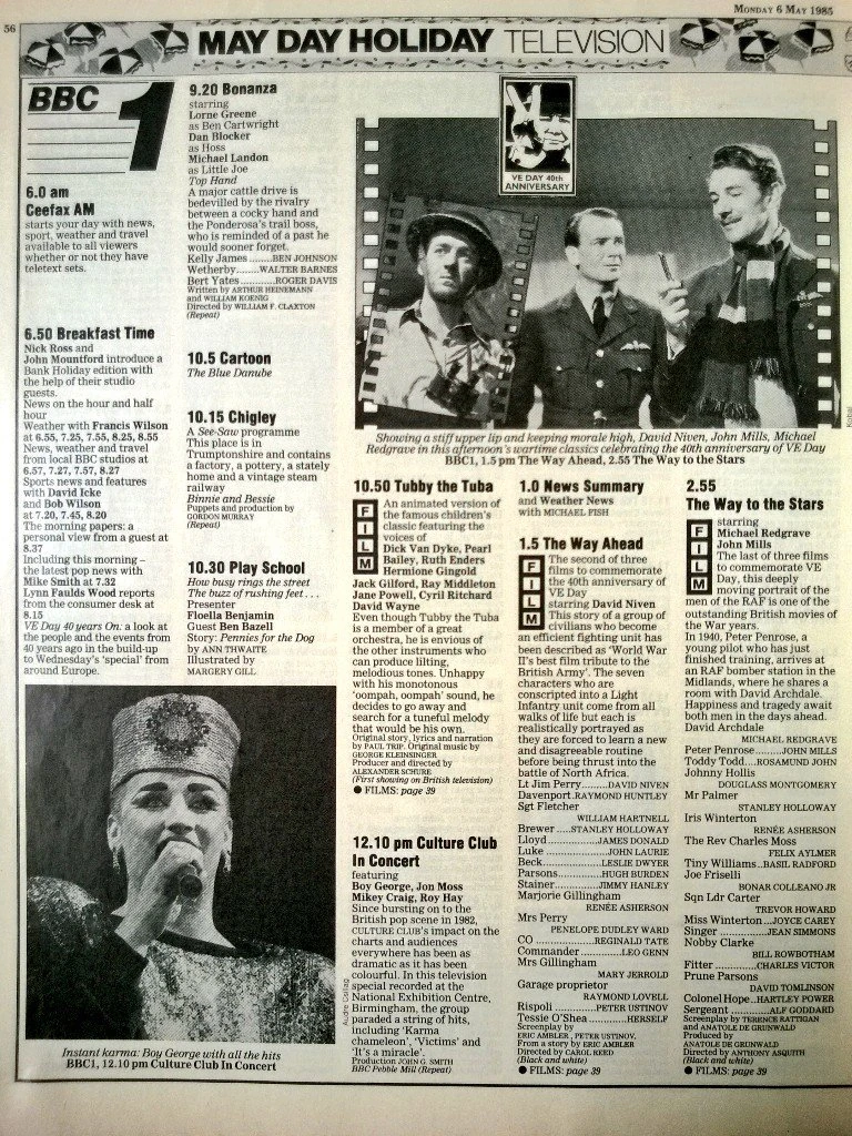 1985 POPULAR CULTURE visual data 2