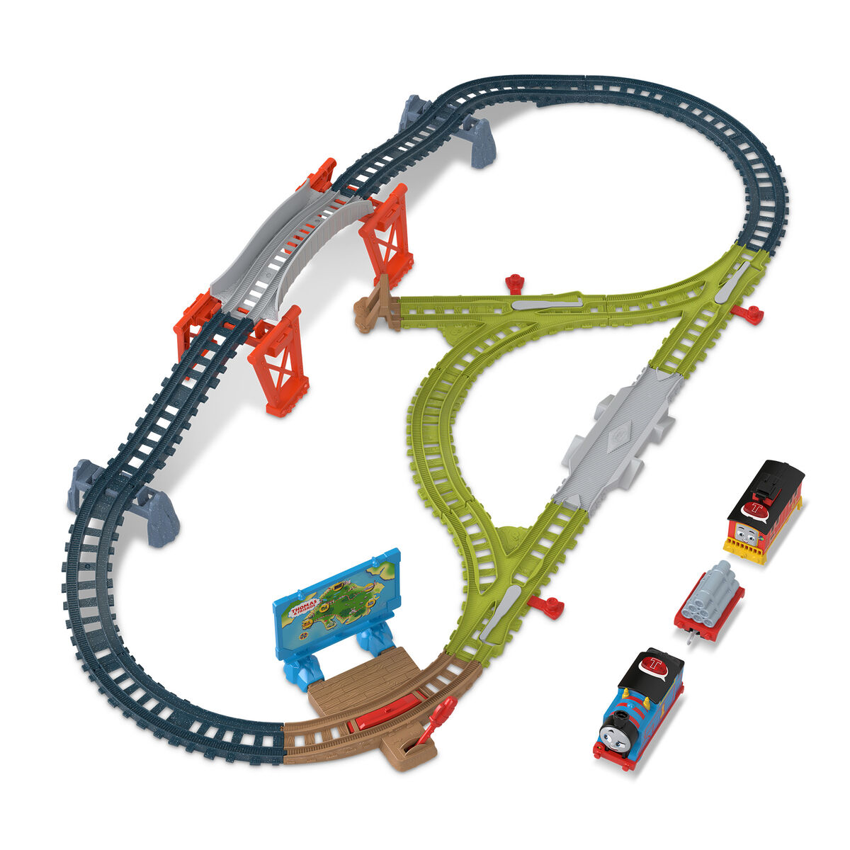 Talking Thomas and Brake Car Bruno Train Set | Thomas All Engines Go ...