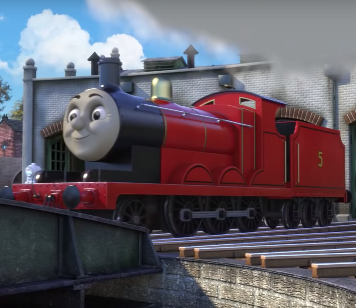 9 James The Red Engine❤❤ ideas  red engine, thomas and friends, thomas the  tank engine