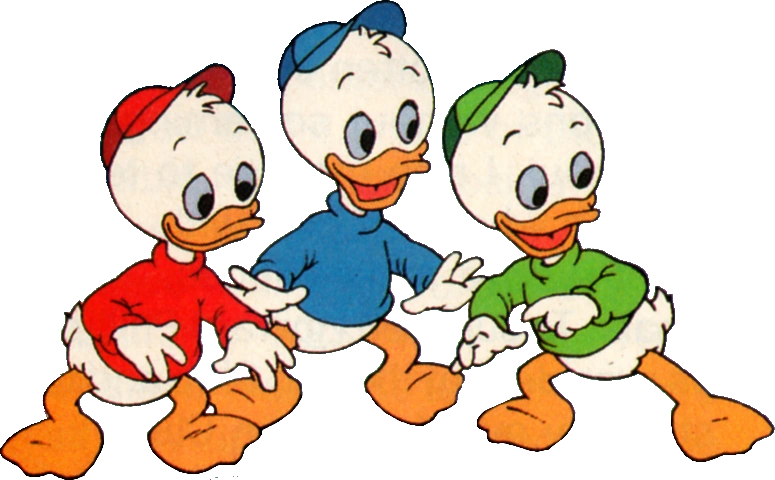 WCDD 3点セット　☆NephewDuck ☆Huey ☆Louie SHDL - Huey, Dewey, and Louie Duck Bath Duck Toy Set