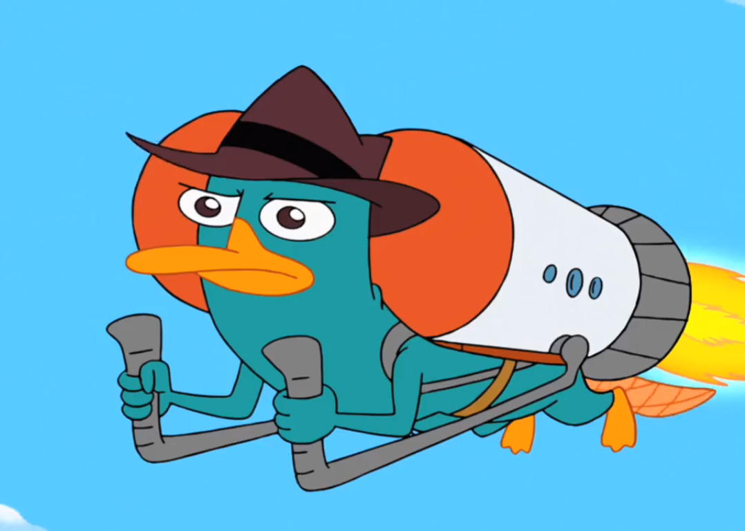 perry the platypus agent p coloring pages