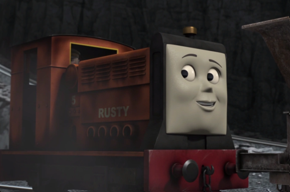 Rusty thomas deals the tank engine