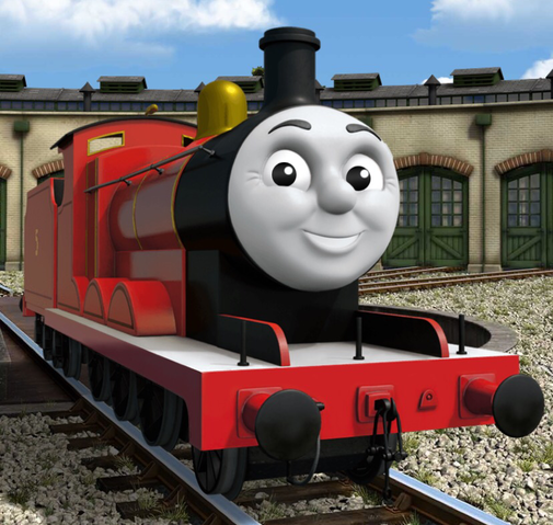 James the Red Engine, Character-community Wiki