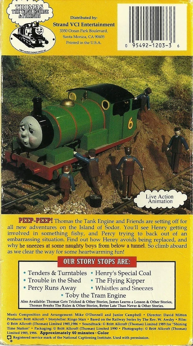 Tenders & Turntables & Other Stories | Thomas the Tank Engine VHS  