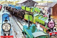 Henry zieht alte Tender mit Kesselschlamm gefüllt
