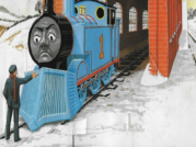 Thomas mit einem Schneepflug in Thomas the Tank Engine and the Tractor