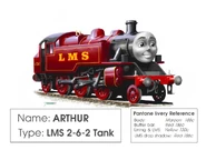 Früher Enwurf von Arthur