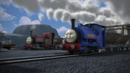 Skarloey with Sir Handel