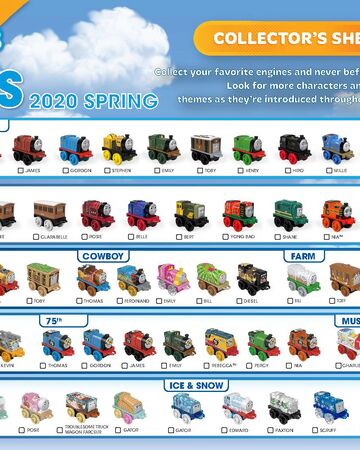 thomas and friends list of trains