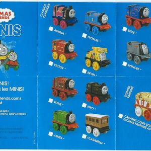 thomas and friends mini trains list