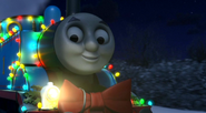 Thomas decorated for Christmas