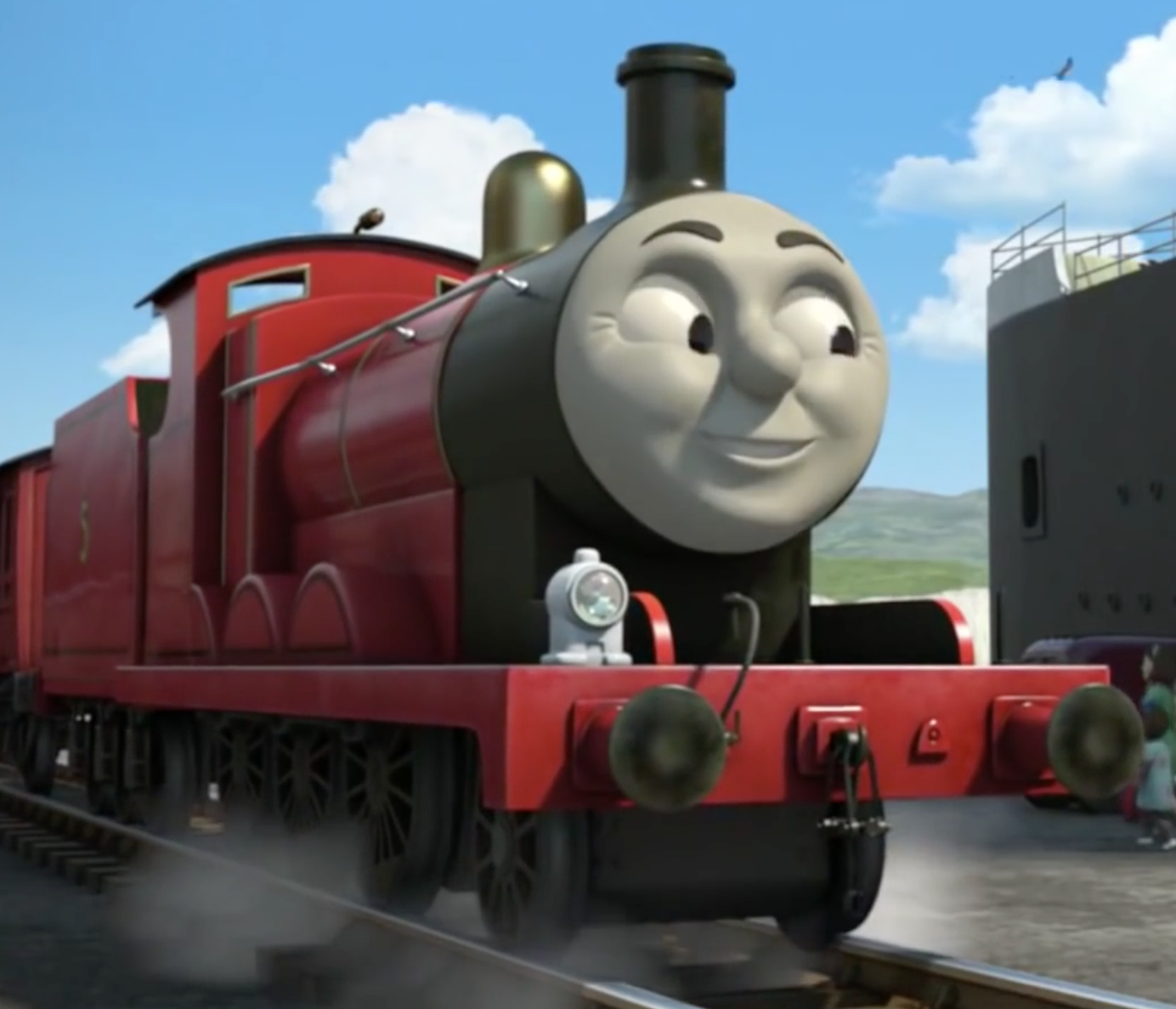 Enterprising Engines James The Red Engine Thomas Rail Transport Train PNG,  Clipart, Engine, James The Red