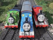 From left to right: Percy, Thomas and James