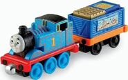 Take-n-Play gold-dusted Thomas from Thomas and the Treasure