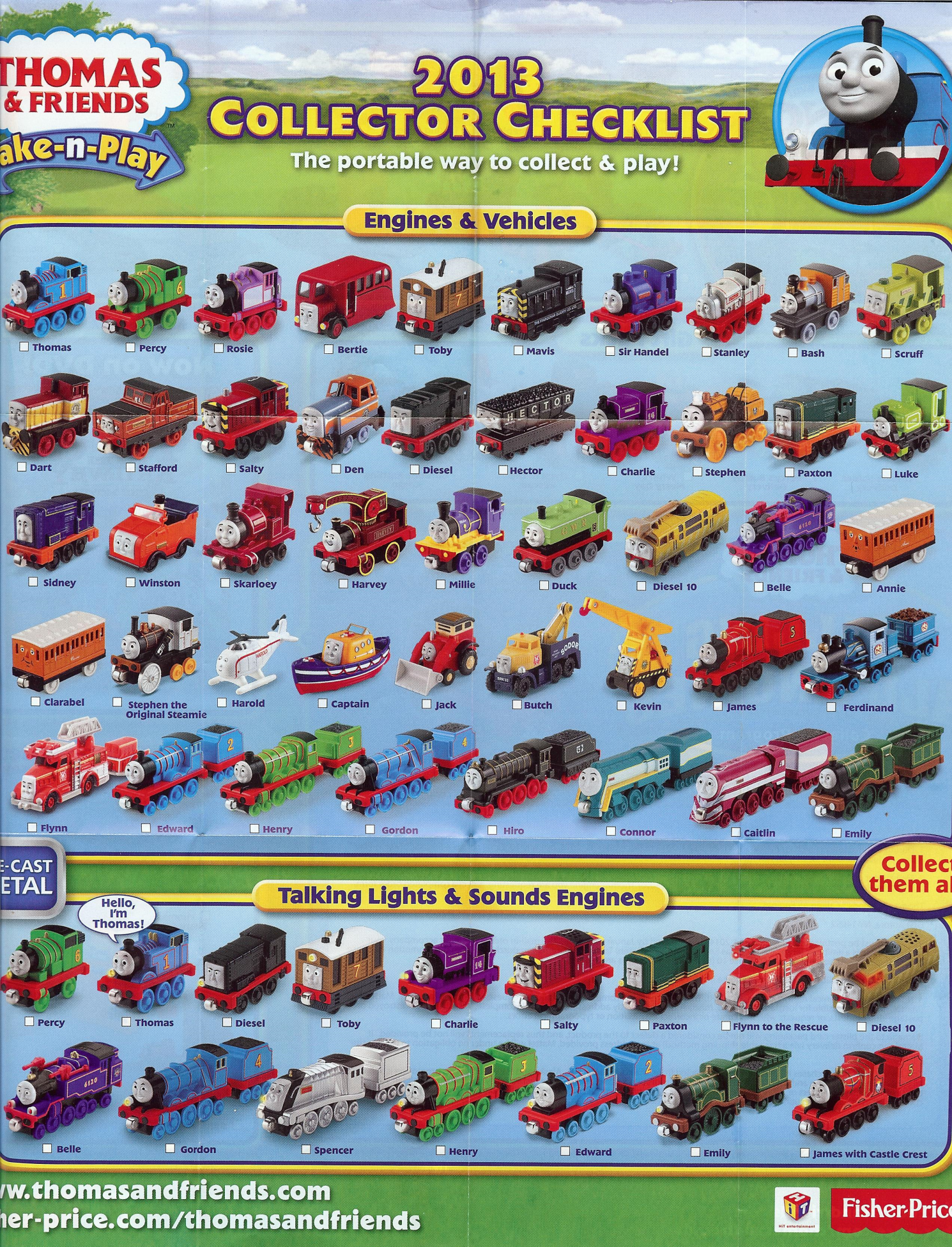 THOMAS & FRIENDS COLLECTOR POSTERS 2011 2013,2014 FOUR POSTERS. 2013 