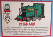 Peter Sam's Trading Card