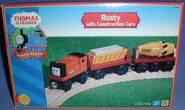 2001 Rusty with Construction Cars box