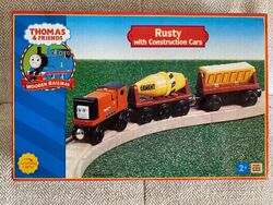 Rusty with Construction Cars | Thomas Wooden Railway Wiki