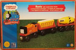 Rusty with Construction Cars | Thomas Wooden Railway Wiki