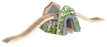 Wooden train mountain sales