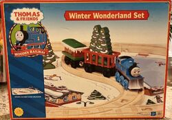 トーマス木製 THOMAS WINTER WONDERLAND TRAIN Thomas The Train Wooden Railway Winter Wonderland Thomas