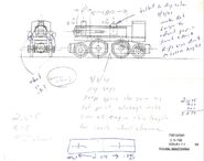 1999 Flying Scotsman loco blueprint