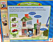 Talking Railway Series Stop and Greet Station back of box