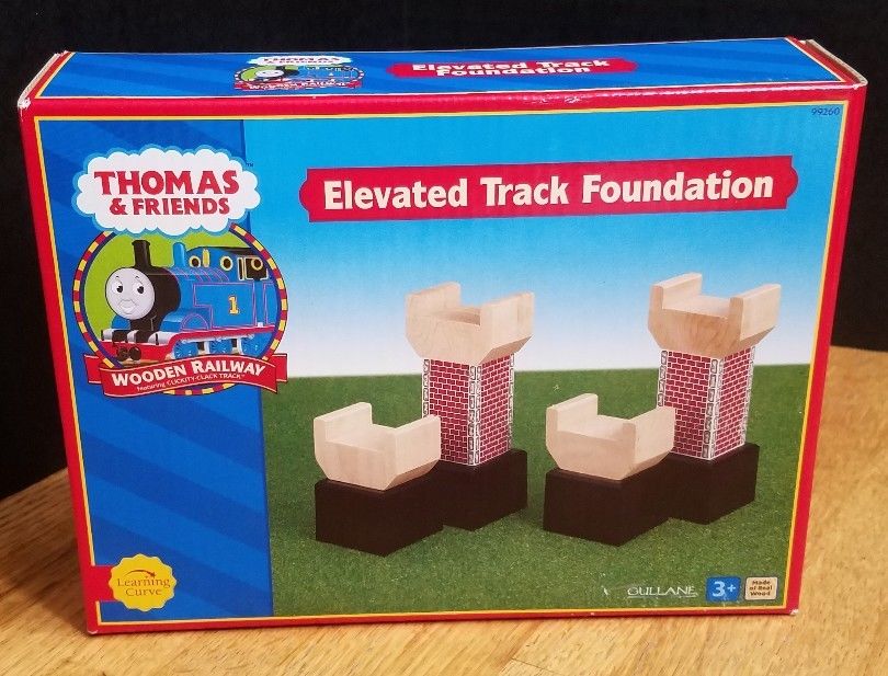 Elevated Track Foundation 99915 New in Box Details about   Thomas & Friends Wooden Railway 