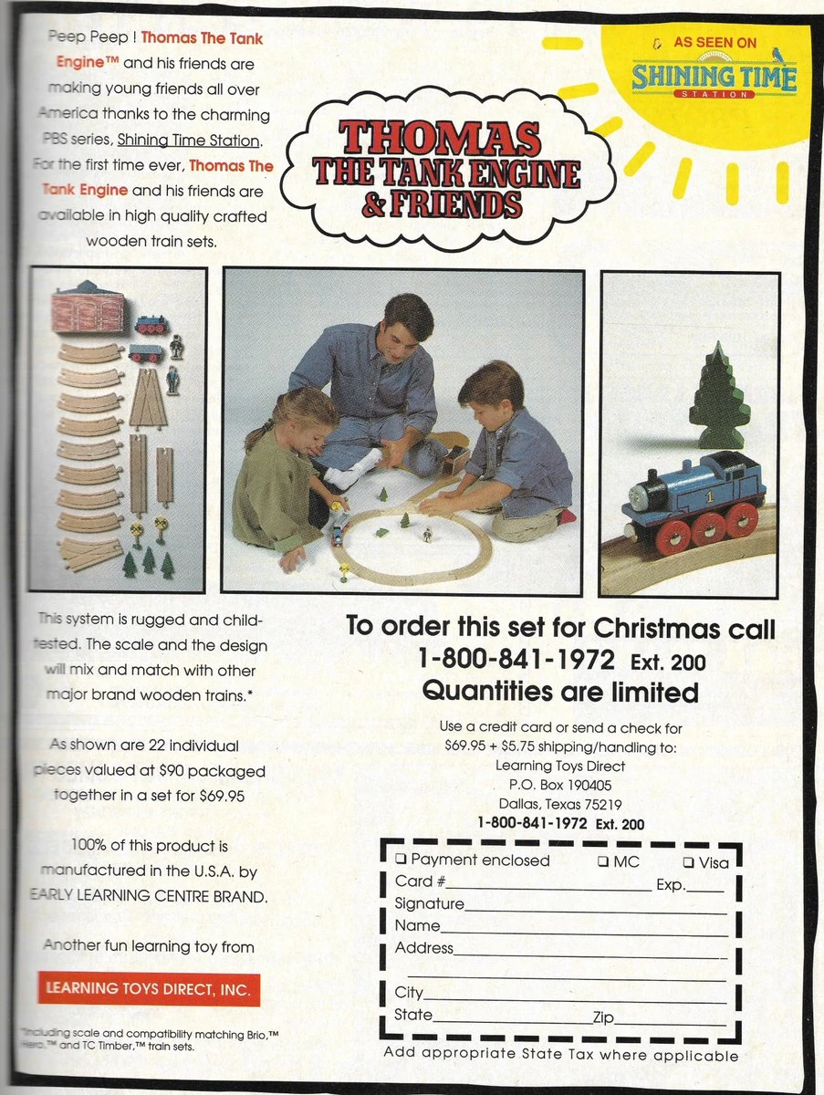 Advertisements | Thomas Wooden Railway Wiki | Fandom